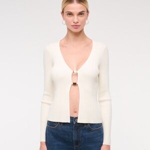 Abercrombie & Fitch Slim Hardware Cardigan